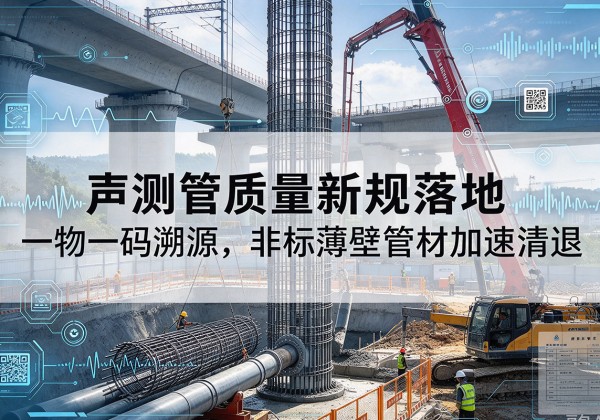 茅箭声测管质量新规落地，一物一码溯源，非标薄壁管材加速清退